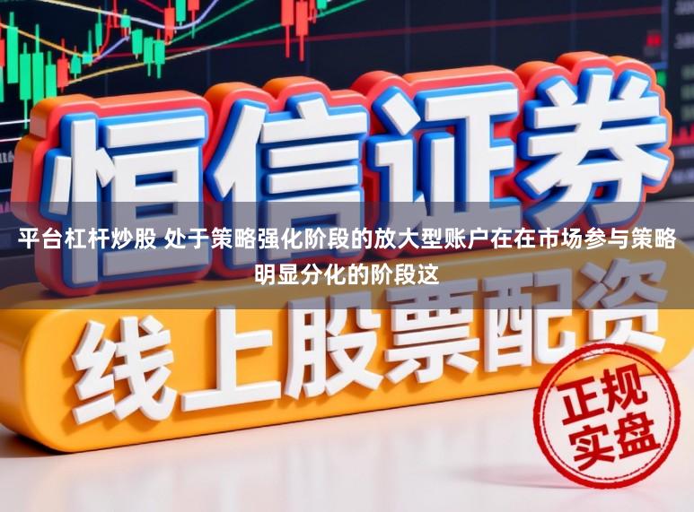 平台杠杆炒股 处于策略强化阶段的放大型账户在在市场参与策略明显分化的阶段这