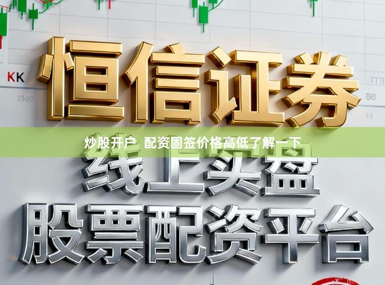炒股开户  配资固签价格高低了解一下